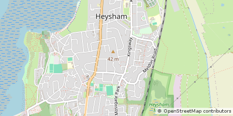 Map of Heysham
