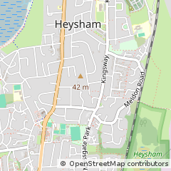 Map of Heysham
