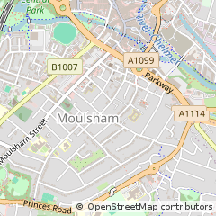 Map of Chelmsford, Essex