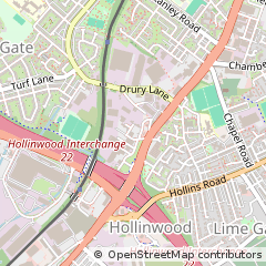 Map of Oldham