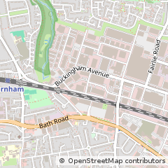 Map of Slough, Berkshire