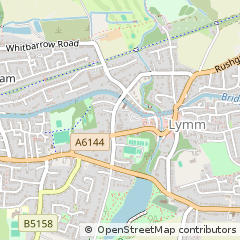 Map of Lymm, Cheshire