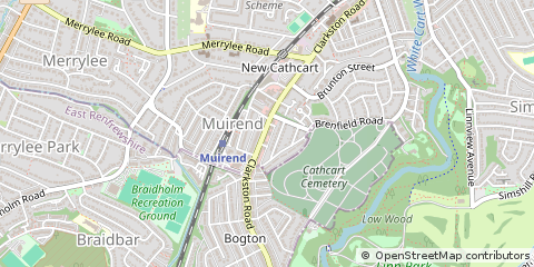 Map of Glasgow