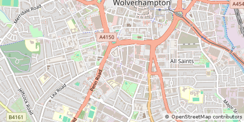 Map of West Midlands