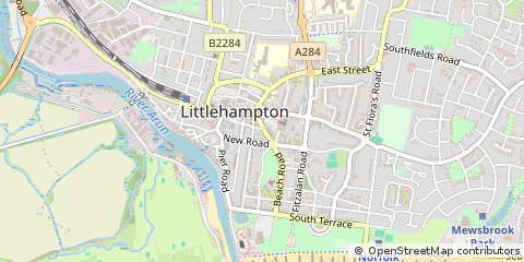 Map of Littlehampton