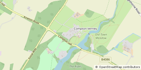 Map of Warwick, Warwickshire