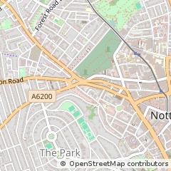 Map of Nottingham