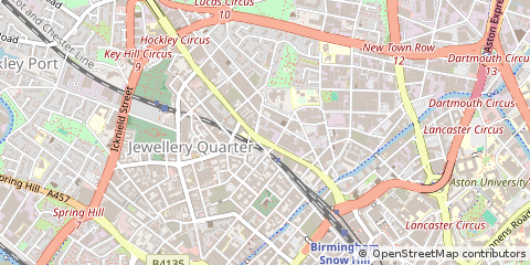 Map of Birmingham, West Midlands