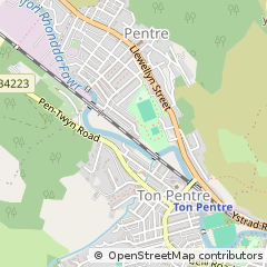 Map of Pentre