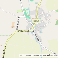 Map of NR Market Harborough, Leicestershire