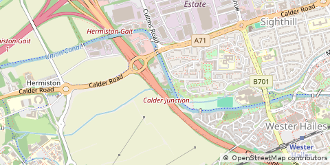 Map of Edinburgh, MID Lothian