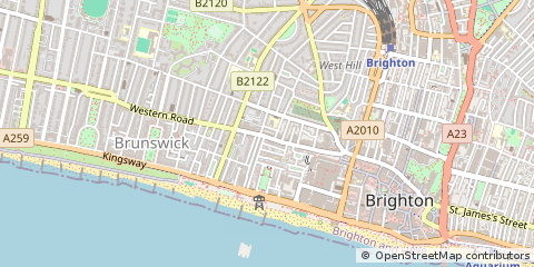Map of Brighton, East Sussex