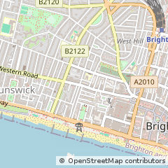 Map of Brighton, East Sussex