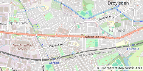 Map of Manchester