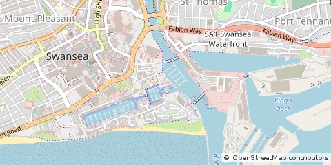 Map of Swansea