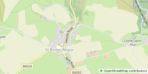 Map of Bridgend