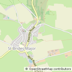 Map of Bridgend