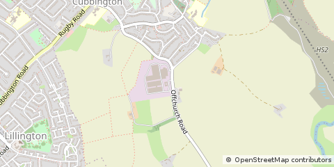 Map of Leamington SPA, Warwickshire