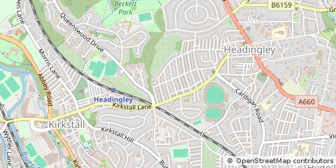 Map of Leeds
