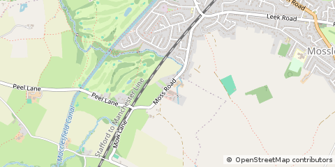 Map of Congleton, Cheshire