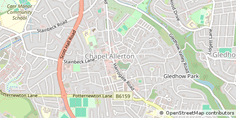 Map of Leeds