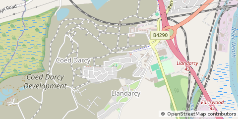 Map of Swansea