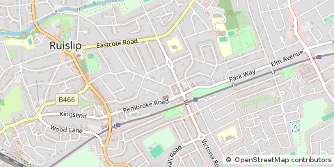 Map of Ruislip
