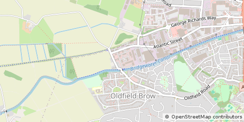 Map of Altrincham, Cheshire