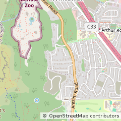 Map of Newtownabbey