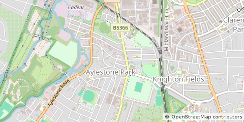 Map of Leicester