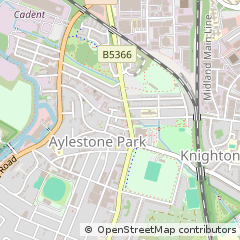 Map of Leicester