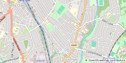 Map of Birmingham