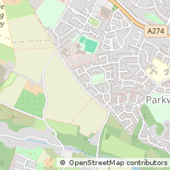 Map of Maidstone, Kent