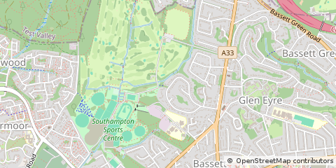 Map of Southampton, Hampshire