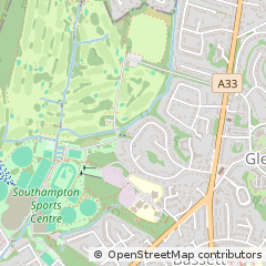 Map of Southampton, Hampshire