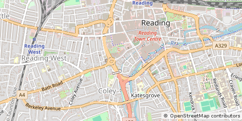 Map of Reading