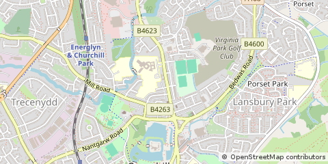 Map of Caerphilly