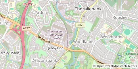 Map of Glasgow