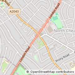 Map of Sutton, Surrey