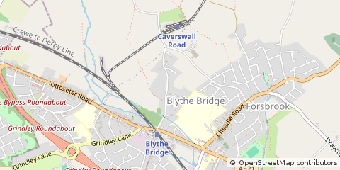 Map of Stoke-on-Trent