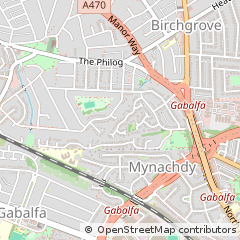 Map of Cardiff