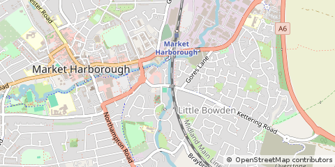 Map of Market Harborough