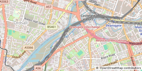 Map of Manchester, London