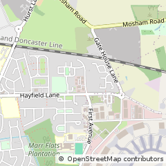 Map of Doncaster, South Yorkshire