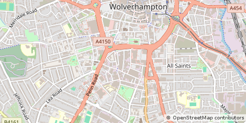 Map of West Midlands