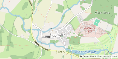 Map of Fareham, Hampshire