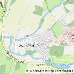 Map of Fareham, Hampshire