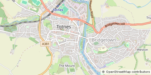 Map of Totnes