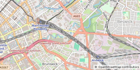 Map of Manchester