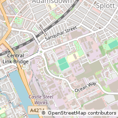Map of Cardiff